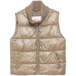 COMMA Steppgilet  beige   48 Damen