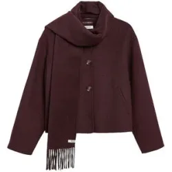 COMMA Wolljacke  dunkelrot   XL Damen
