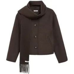 COMMA Wolljacke  braun   XS Damen