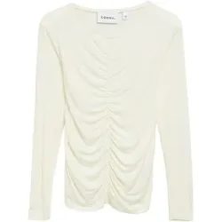 COMMA Langarmshirt  creme   46 Damen