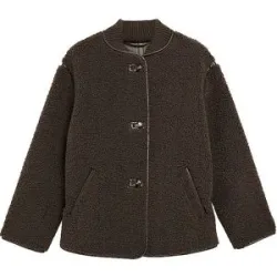 COMMA Jacke in Felloptik  braun   L Damen