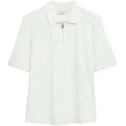COMMA Poloshirt  weiss   40 damen