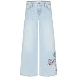 CAMBIO Hose Barrel Fit PALAZZO 7/8 hellblau   42/L30 Damen