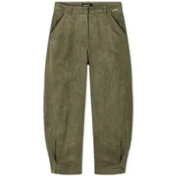 CAMBIO Hose in Lederoptik ODELIA olive   34/L28 Damen