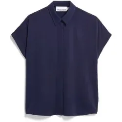 ARMEDANGELS Bluse LARISAANA dunkelblau   L Damen