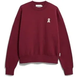 ARMEDANGELS Sweater ICONIC ALIZAA dunkelrot   XXL Damen