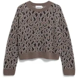 ARMEDANGELS Pullover DILIRIAA LEOPAA  camel   XXL damen