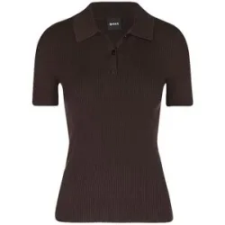 Boss Poloshirt FESKUS braun   L damen