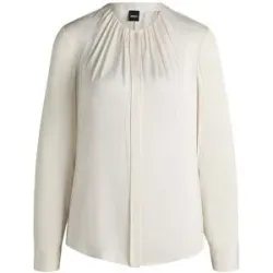 Boss Seidenbluse BANORAH weiss   40 damen