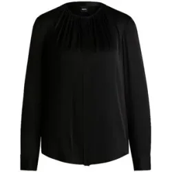Boss Seidenbluse BANORAH schwarz   44 damen