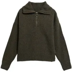 BARBOUR Troyer Pullover LAVENSDALE olive   38 damen