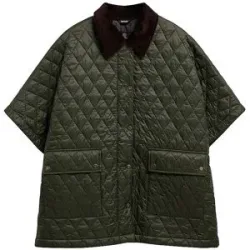 BARBOUR Cape - Poncho MILDRED olive Damen
