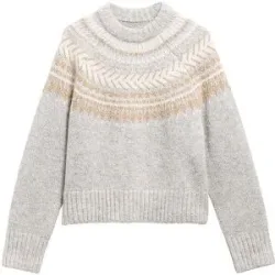 BARBOUR Pullover ANNETTE hellgrau   M Damen