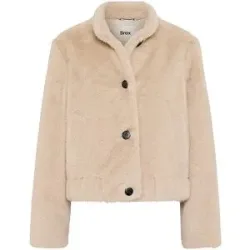 Brax Jacke in Felloptik INA beige   44 damen