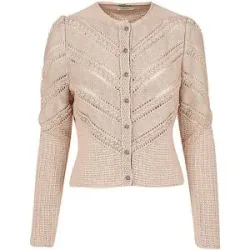 GOTTSEIDANK Trachten Strickjacke OPHELIA beige   XXL Damen