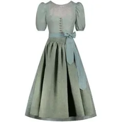 GOTTSEIDANK Dirndl LINA 80cm  hellgrün   40 Damen