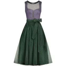 GOTTSEIDANK Dirndl HEDI 80cm dunkelgrün   40 Damen