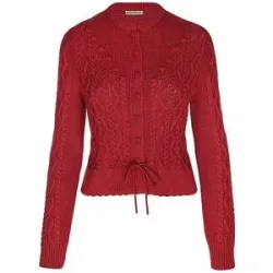 GOTTSEIDANK Trachten Strickjacke LENE  rot   M damen