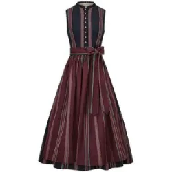 GOTTSEIDANK Dirndl MAGDA 80cm dunkelrot   40 Damen