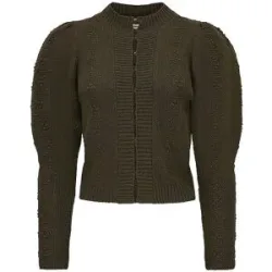 GOTTSEIDANK Trachtenstrickjacke METTE dunkelgrün   M Damen