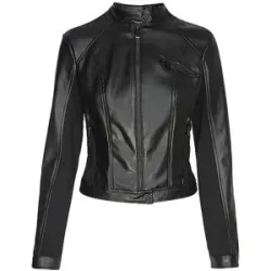 Guess Jacke in Lederoptik  schwarz   L Damen