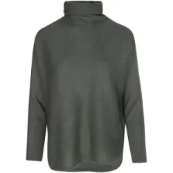 DAVIDA Kaschmirpullover  dunkelgrün   M damen