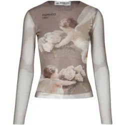 FIORUCCI Langarmshirt  beige   L Damen