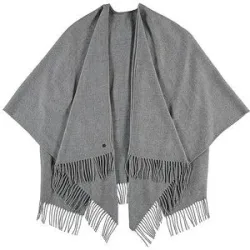 FRAAS Poncho - Cape RUANA grau Damen