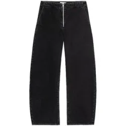 FRAME Jeans Balloon Fit THE ZIP JEAN schwarz   27 damen