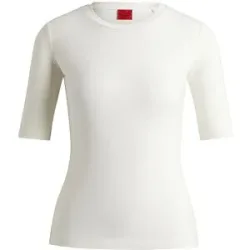 HUGO T-Shirt DARNELIA creme   XL damen