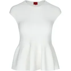 HUGO T-Shirt SIEFATA creme   L Damen