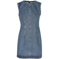 HUGO Minikleid GLIMMER_B blau   XL Damen