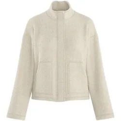 HYPEDROP Jacke in Felloptik HDKATINKA creme   L Damen
