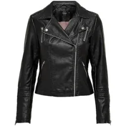 ONLY Jacke in Lederoptik ONLGEMMA schwarz   40 damen