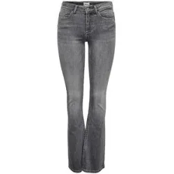 ONLY Jeans Flared Fit ONLBLUSH grau   XS/L30 Damen