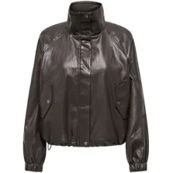 ONLY Jacke in Lederoptik ONLMINI braun   S damen