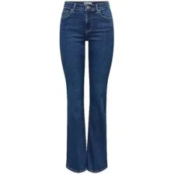 ONLY Jeans Flared Fit ONLMADISON dunkelblau   XL/L30 damen
