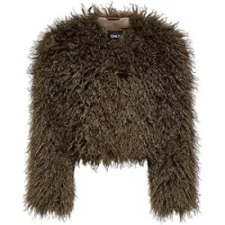 ONLY Jacke in Felloptik ONLGIGI braun   XL Damen