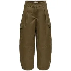 ONLY Hose Barrel Leg ONLTOVIA hellbraun   L/L32 Damen