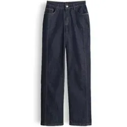 OPUS Jeans Straight Fit MIVA BOLD dunkelblau   38/L32 Damen