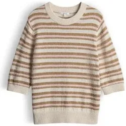 OPUS Pullover PUVET STRIPE beige   40 Damen