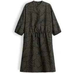 OPUS Midikleid WENRIA BOTANICAL schwarz   40 Damen