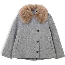 OPUS Wolljacke HAFURA hellgrau   40 Damen