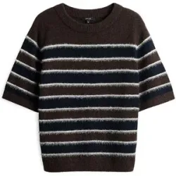 OPUS Pullover PIMOTA STRIPE braun   38 damen