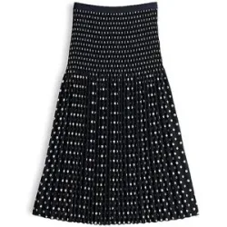 OPUS Midirock RIBANE DOTY dunkelblau   40 damen