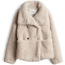 OPUS Jacke in Felloptik HALKO beige   40 Damen