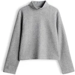 OPUS Rollkragenpullover SOBOXY hellgrau   44 Damen