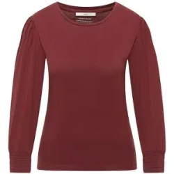 LANIUS Langarmshirt  dunkelrot   40 Damen