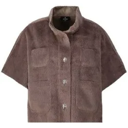 MONARI Cape - Poncho in Felloptik braun   44 damen