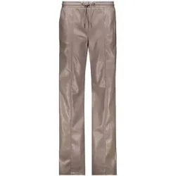 MONARI Hose Straight Fit in Lederoptik braun   34 damen